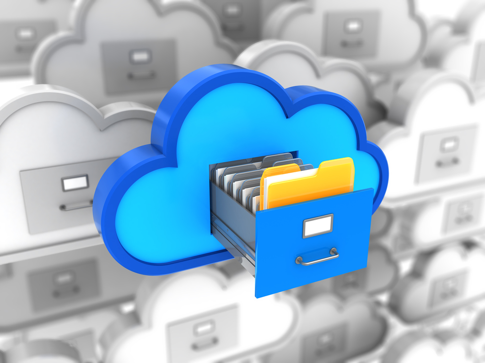 3d illustration of cloud storages as a solution for backup and disaster recovery strategies