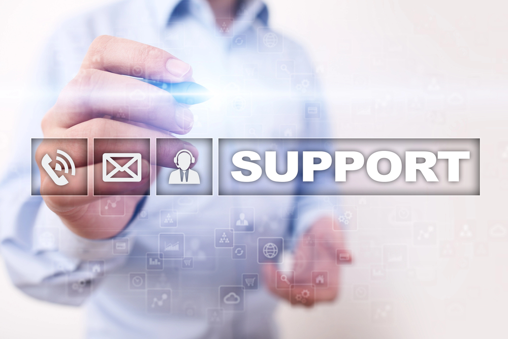 A person presenting IT support for legal firms