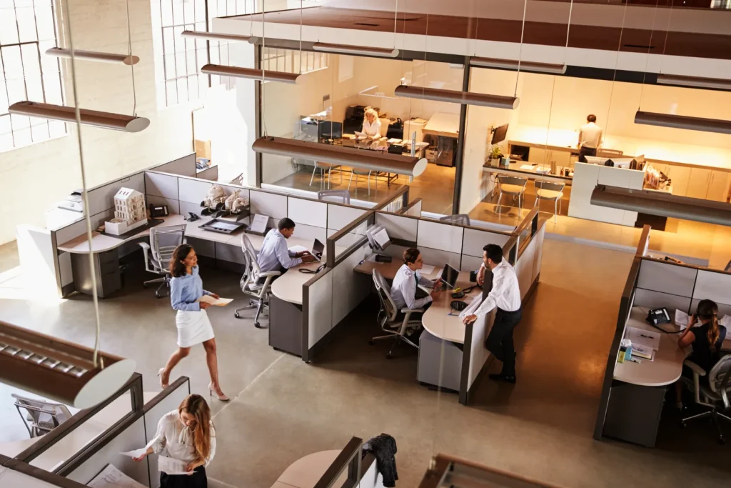 A modern Los Angeles office, the kind of business Frontline supports