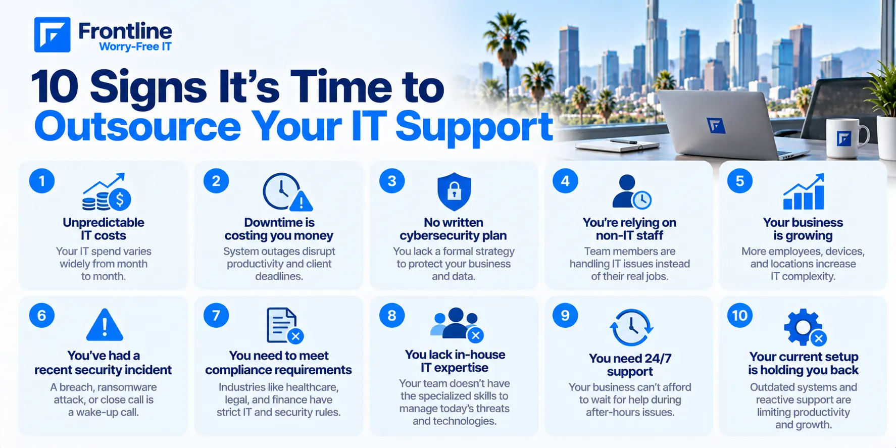 10 warning signs that a small business is ready to outsource IT support